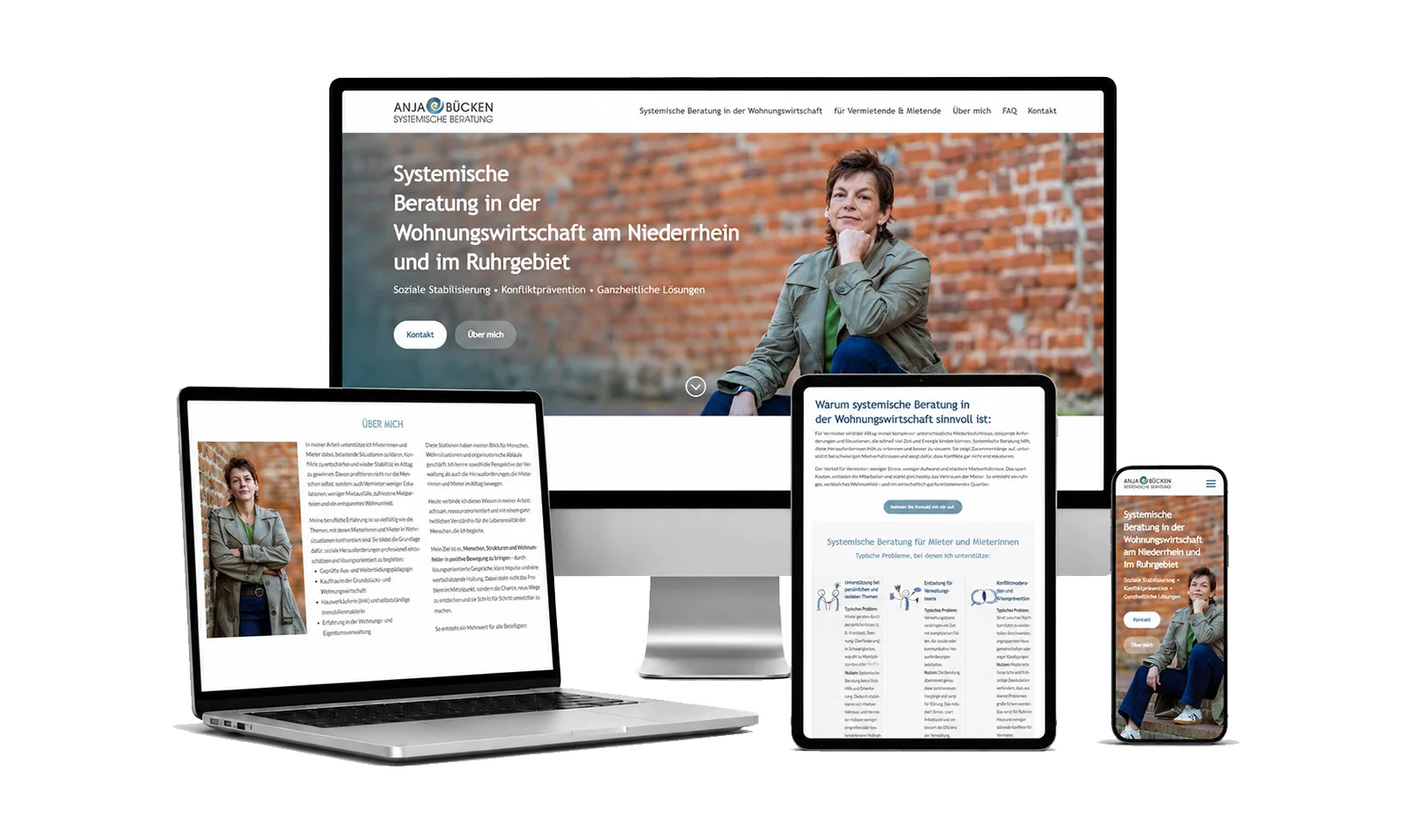 Bücken-Website-Referenz Webdesign-Referenz Xanten on Stage – Website auf verschiedenen Geräten dargestellt