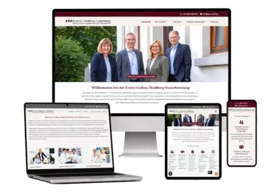Webdesign für eine moderne Steuerkanzlei